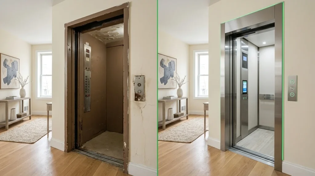 Elevator NYC - Before & After 1