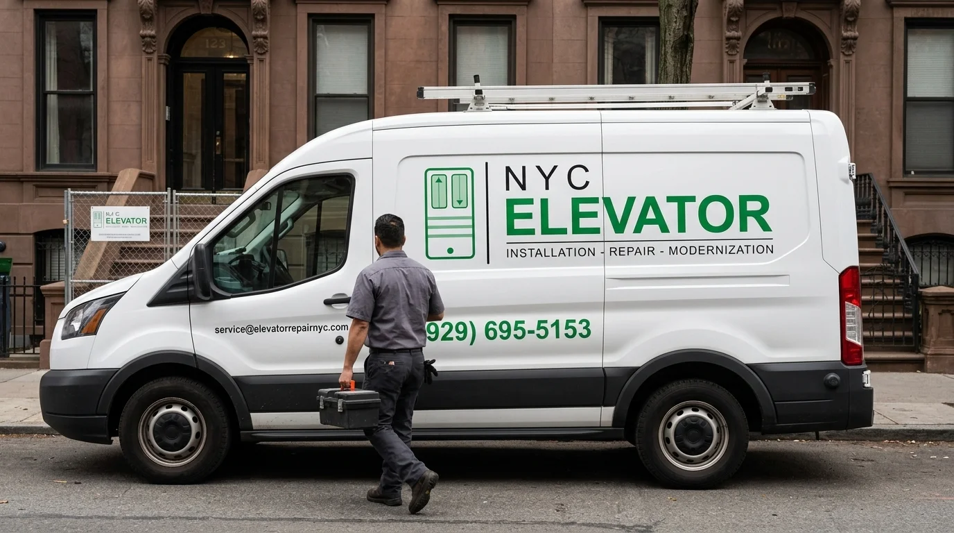 Elevator NYC - Branded Van 2